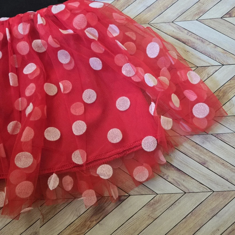 Minnie Mouse Princess Dress Girl Halloween Birthday Polka Dot Kid Costume 12-18M